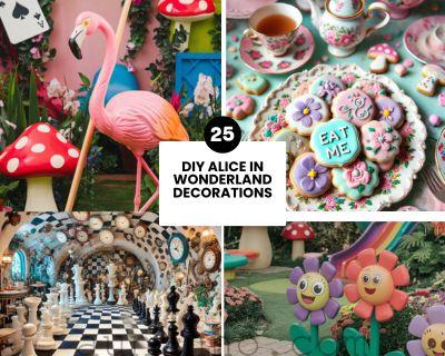 DIY Alice in Wonderland Decorations