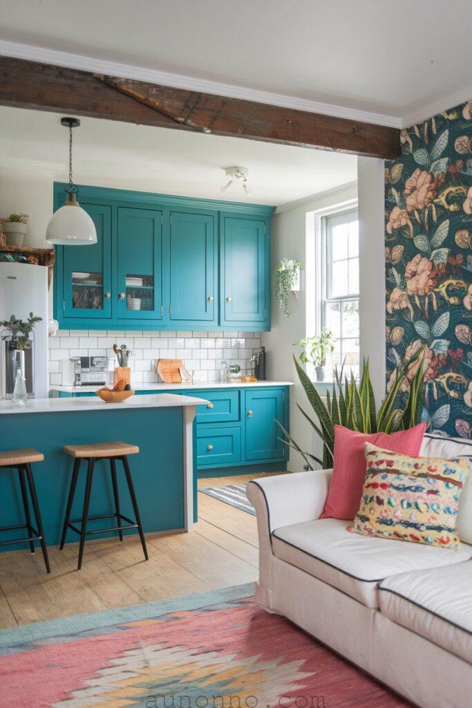 Cottage Homes with Bold Color Accents