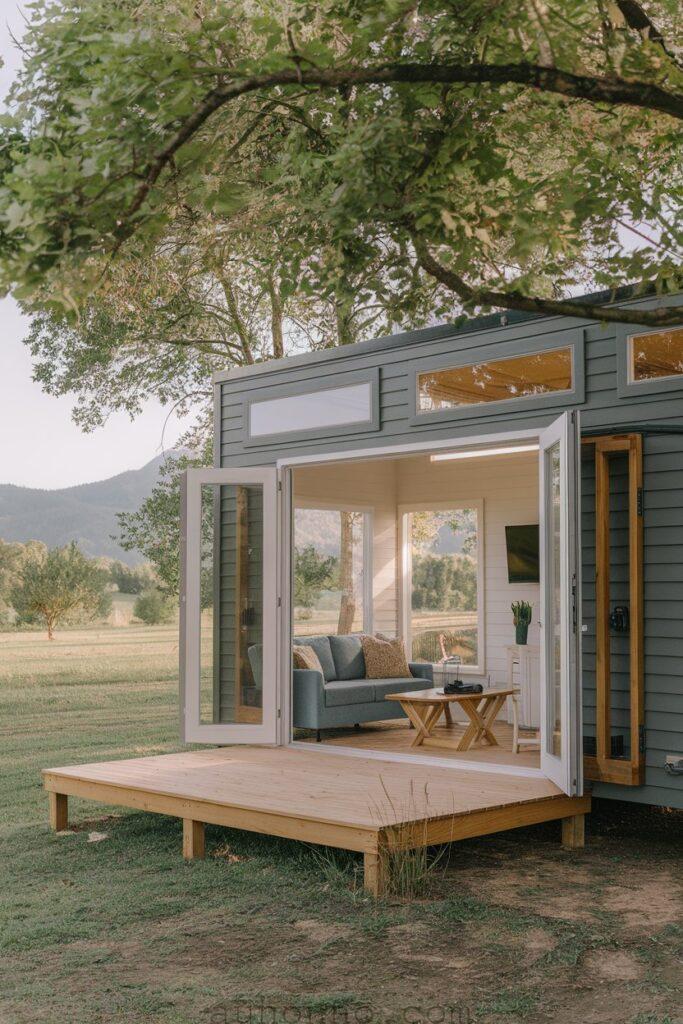 Tiny House with Expandable Features