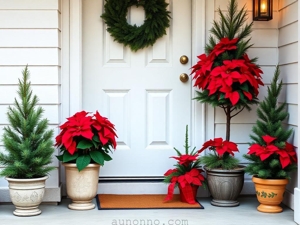 20 Small Front Porch Christmas Decorating Ideas