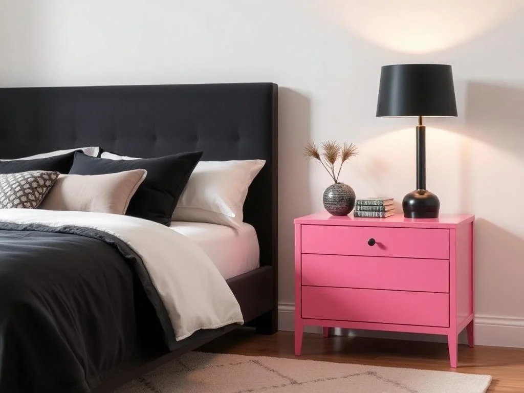 22 Black and Pink Bedroom Decorating Ideas