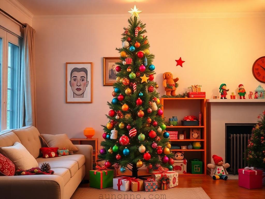 24 Skinny Christmas Tree Decorating Ideas