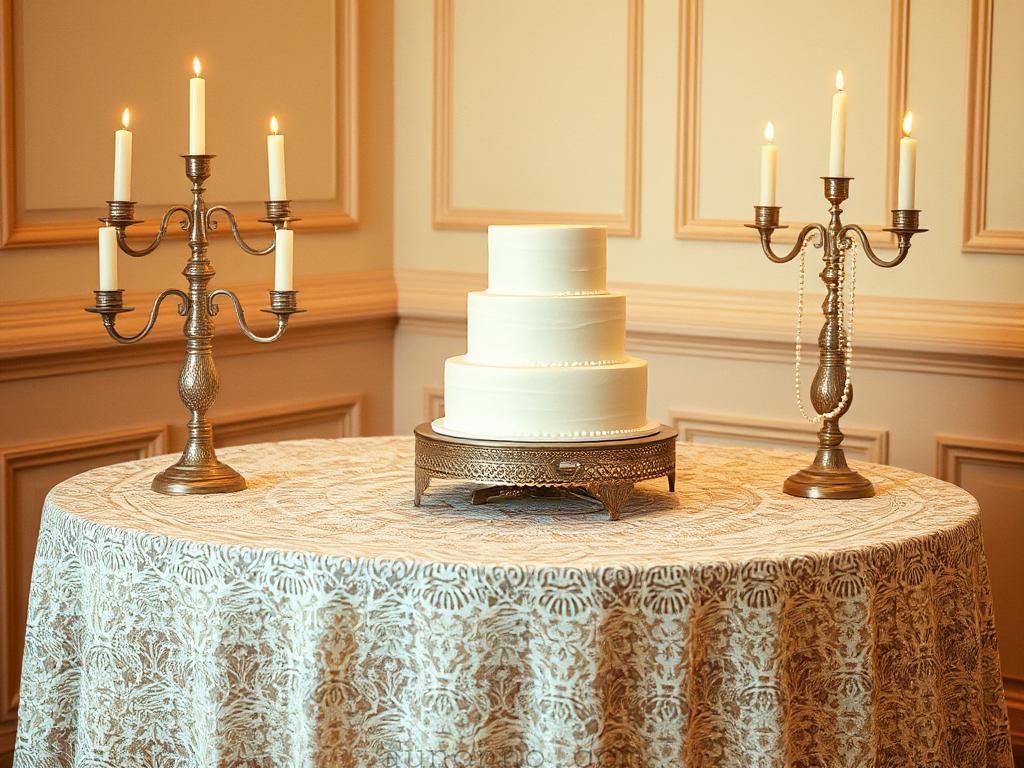 Wedding Cake Table Decoration Ideas