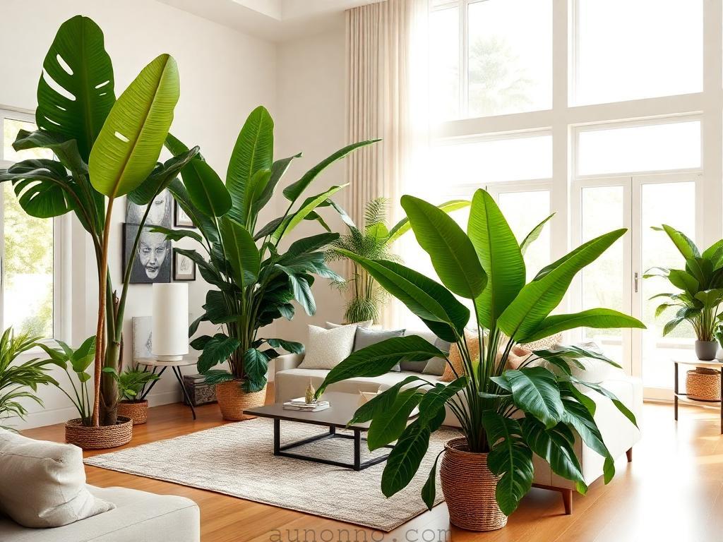 22 Living Room Indoor Plants Decoration Ideas