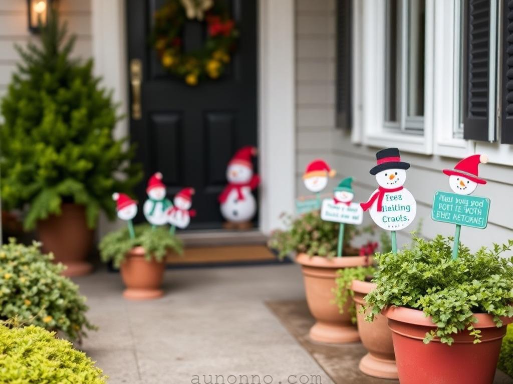 20 Small Front Porch Christmas Decorating Ideas