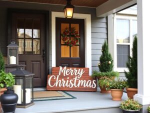 20 Small Front Porch Christmas Decorating Ideas