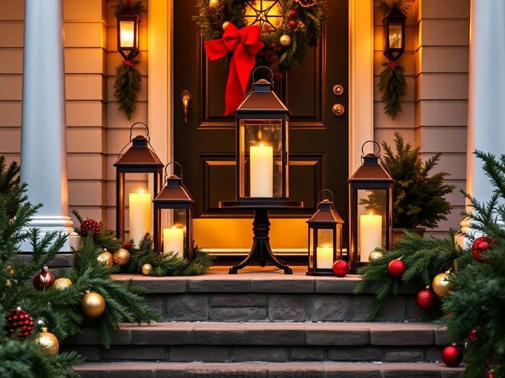 20 Small Front Porch Christmas Decorating Ideas