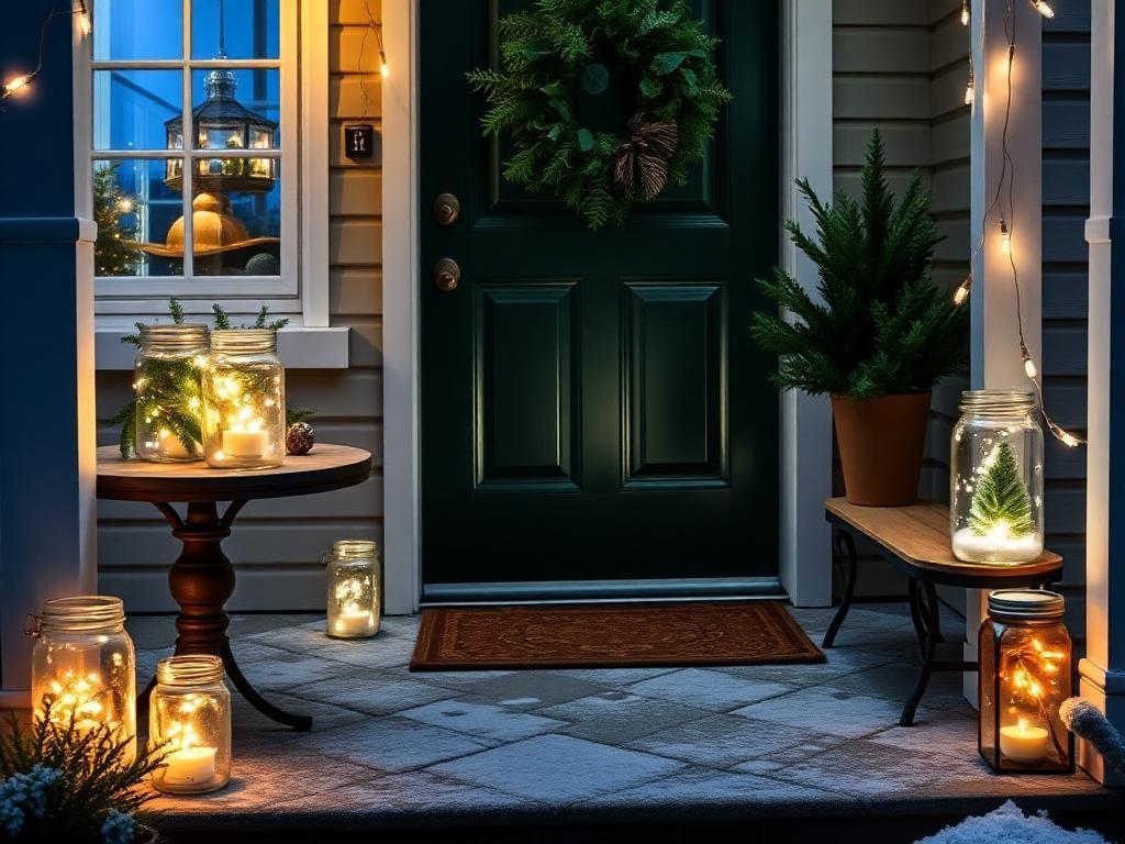 20 Small Front Porch Christmas Decorating Ideas