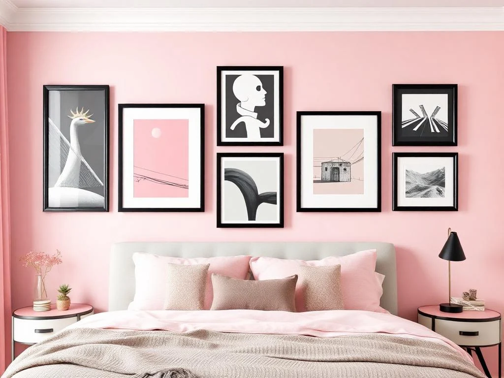 22 Black and Pink Bedroom Decorating Ideas