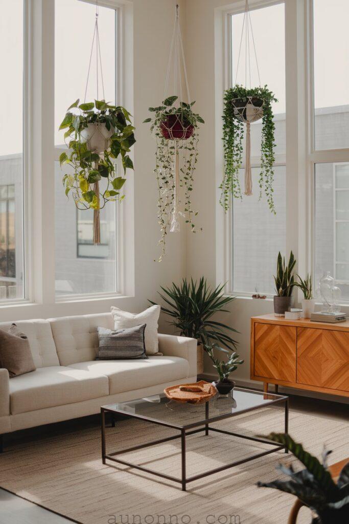 22 Living Room Indoor Plants Decoration Ideas