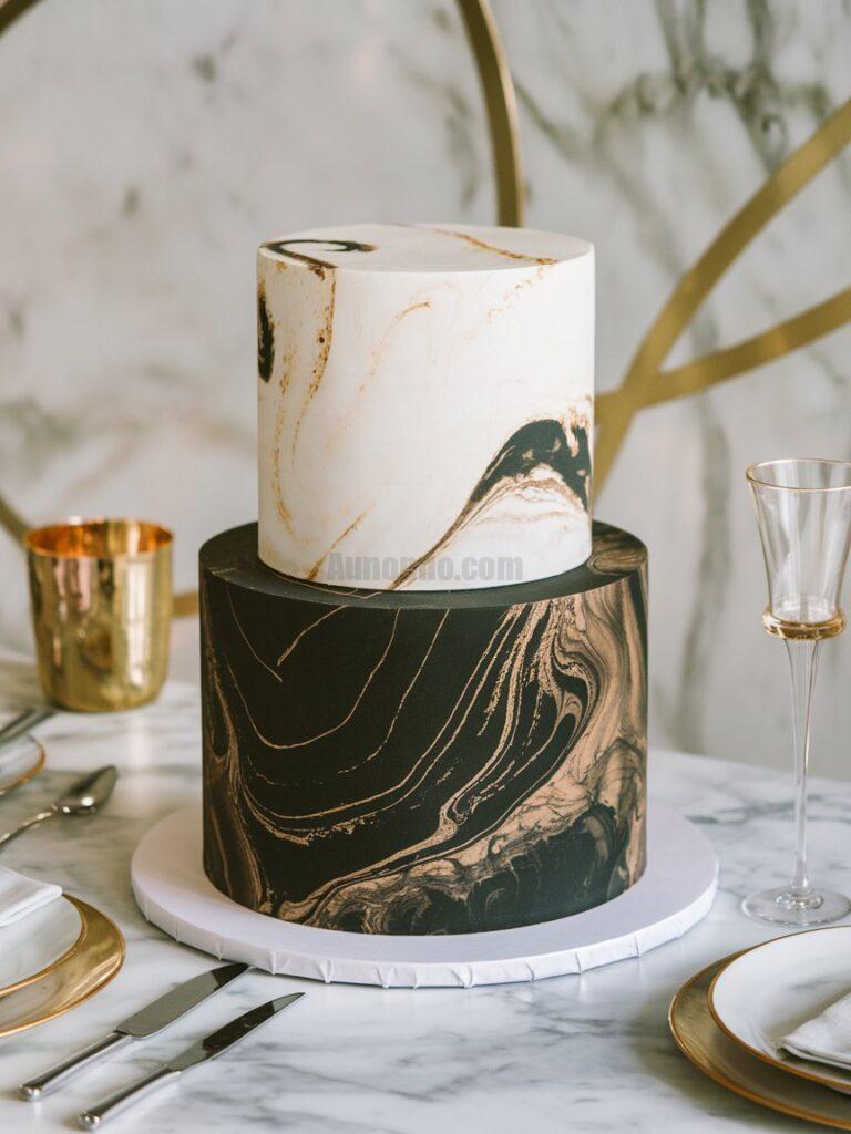 23 Stunning Two Tier Wedding Cake Ideas for Your Special Day