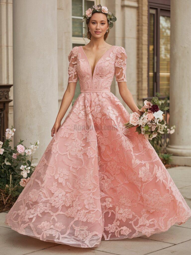 15 Stunning Pink Wedding Dresses for Your Dream Day