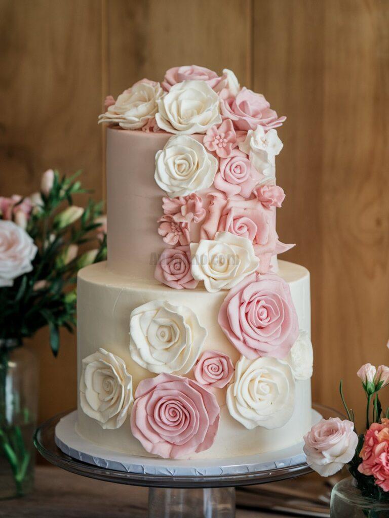 23 Stunning Two Tier Wedding Cake Ideas for Your Special Day