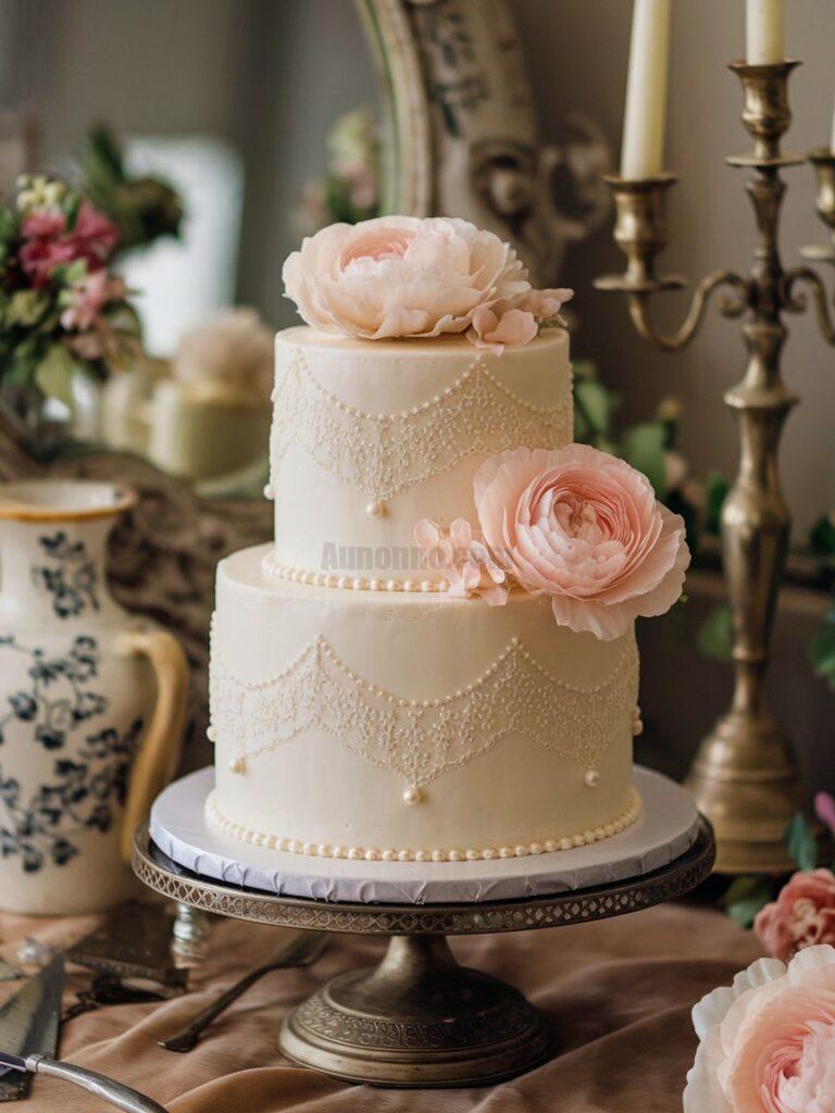 23 Stunning Two Tier Wedding Cake Ideas for Your Special Day