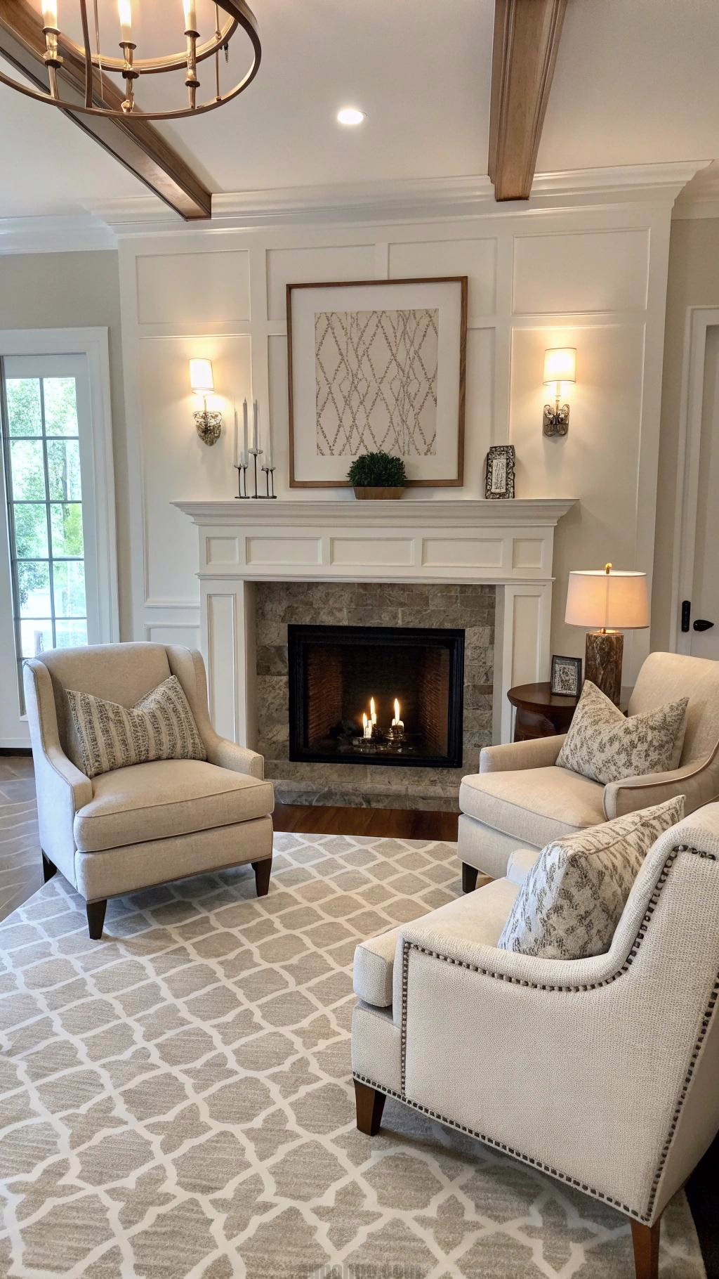 Living Room with Fireplace Decorating Ideas