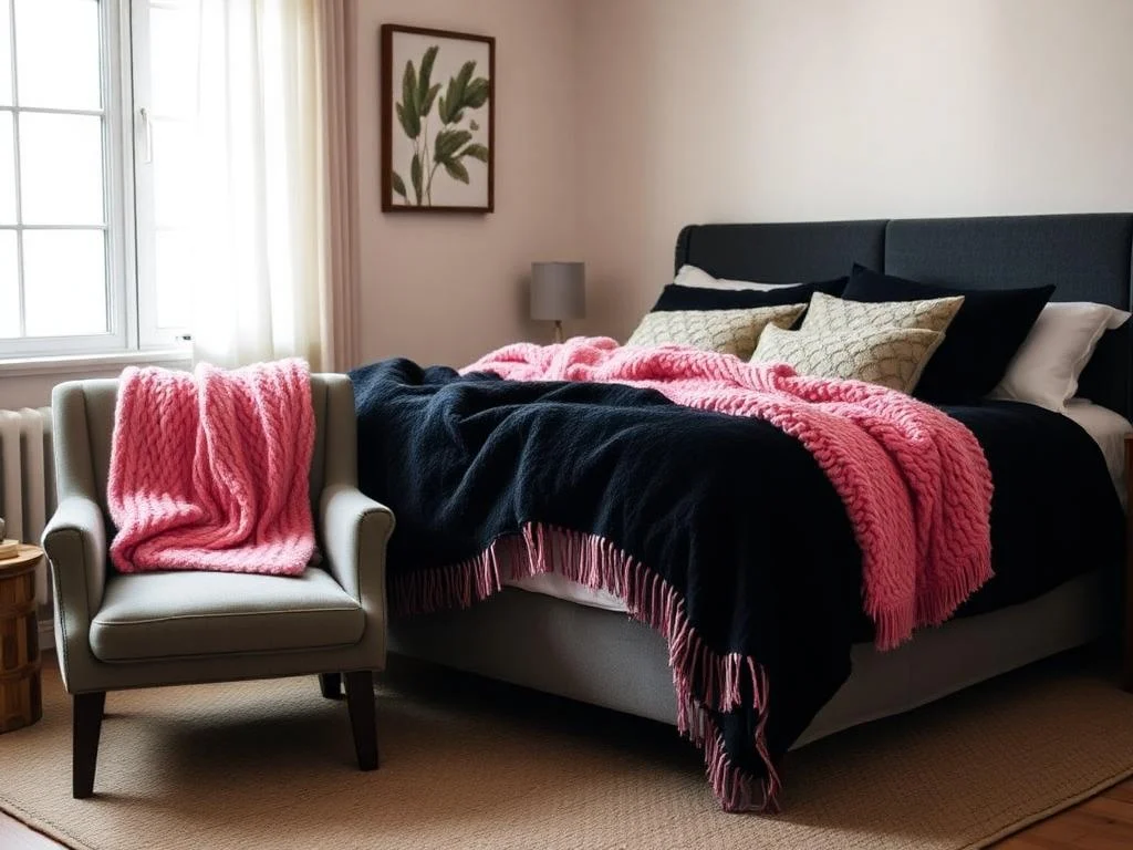 22 Black and Pink Bedroom Decorating Ideas