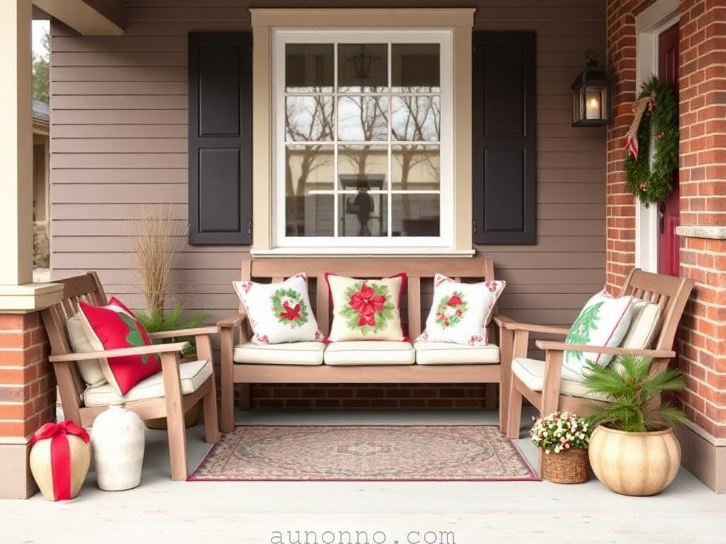 20 Small Front Porch Christmas Decorating Ideas