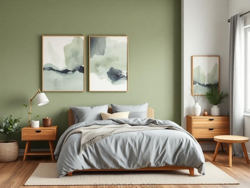 Sage Green and Grey Bedroom Ideas