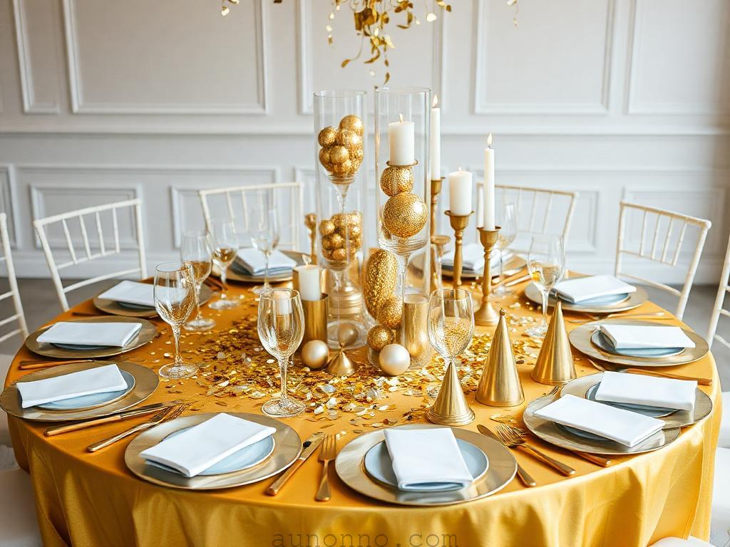 New Year Table Decoration Ideas