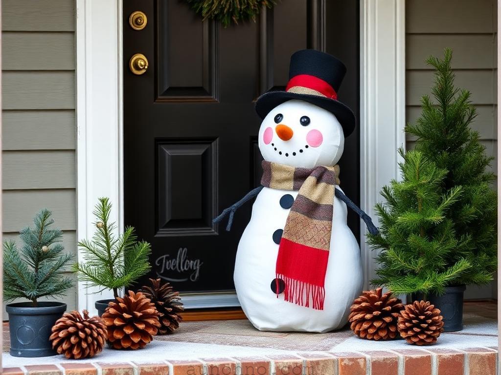 20 Small Front Porch Christmas Decorating Ideas