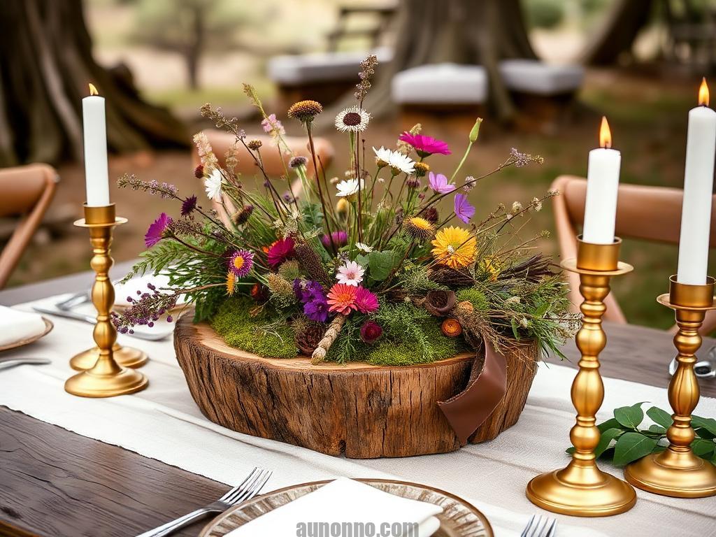 Rustic Wedding Table Decor Ideas