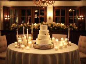 Wedding Cake Table Decoration Ideas