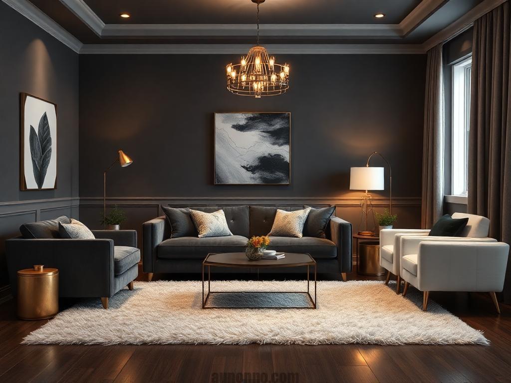 dark and moody living room decor ideas