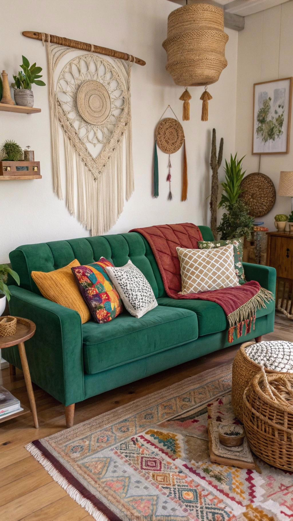 Emerald Green Sofa Living Room Ideas