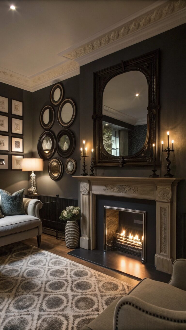 Dark and Moody Living Room Decor Ideas