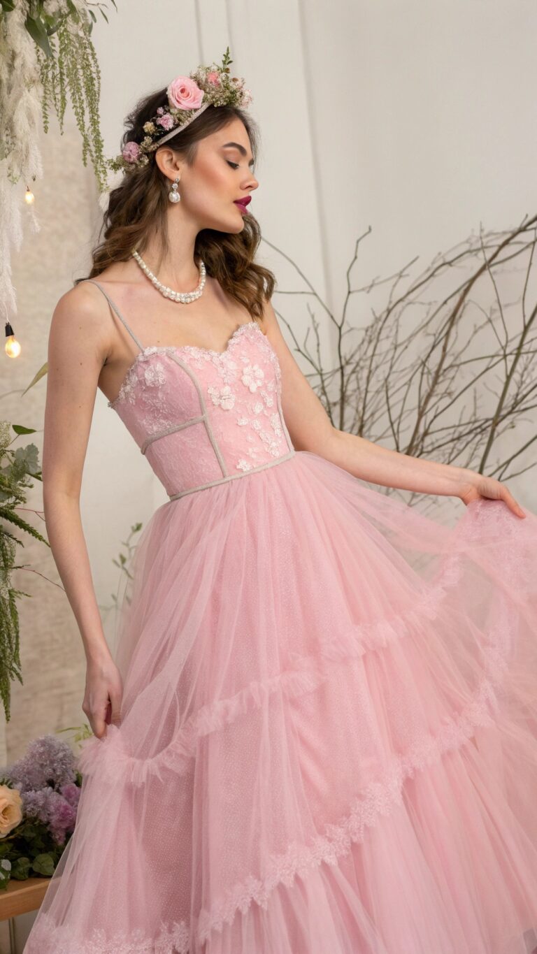 Stunning Pink Wedding Dresses