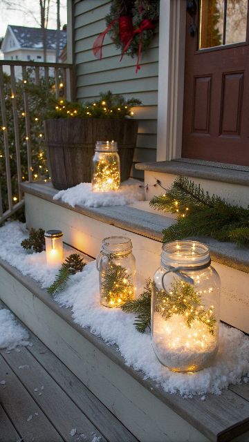 Small Front Porch Christmas Decorating Ideas
