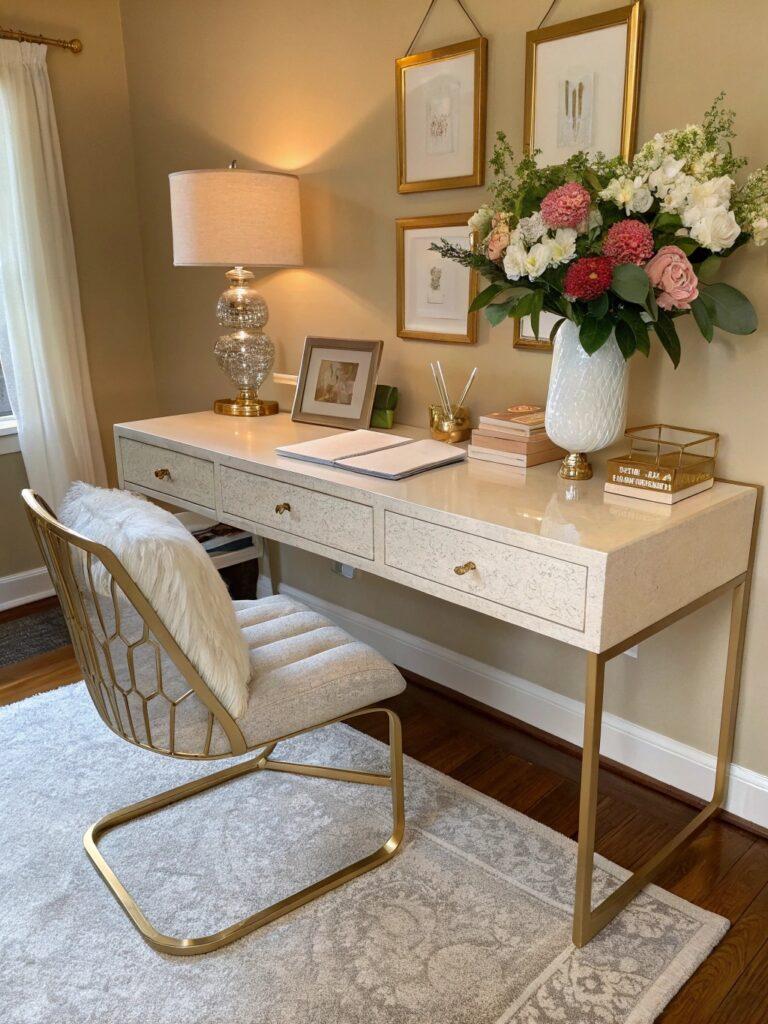 32 Feminine Home Office Classy Ideas