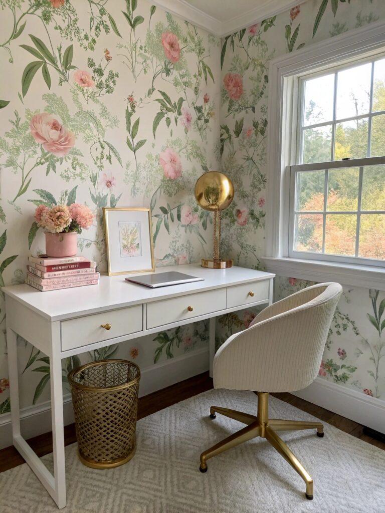 32 Feminine Home Office Classy Ideas