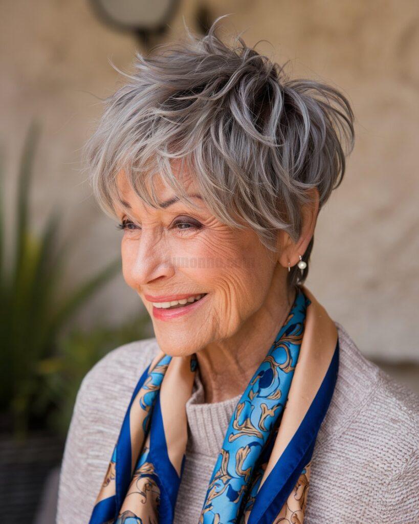 15 Short Hairstyles for Women Over 70 Years Old