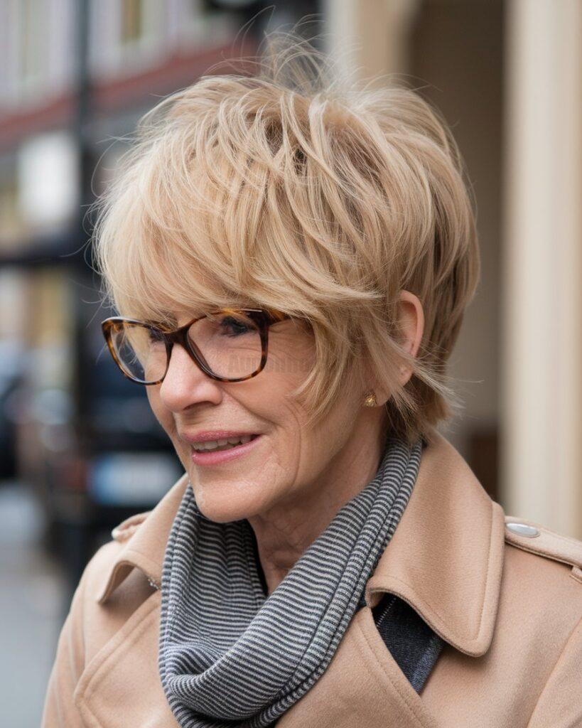 15 Short Hairstyles for Women Over 70 Years Old