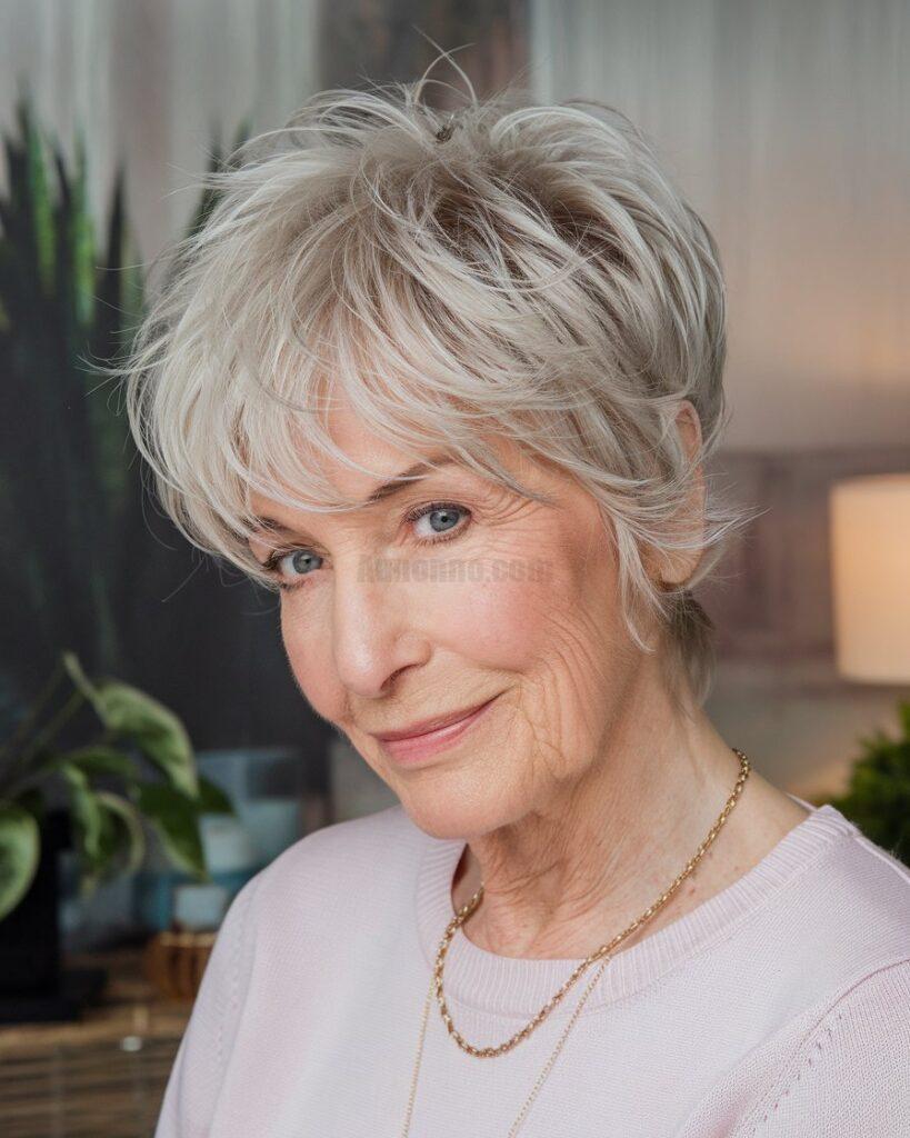 15 Short Hairstyles for Women Over 70 Years Old