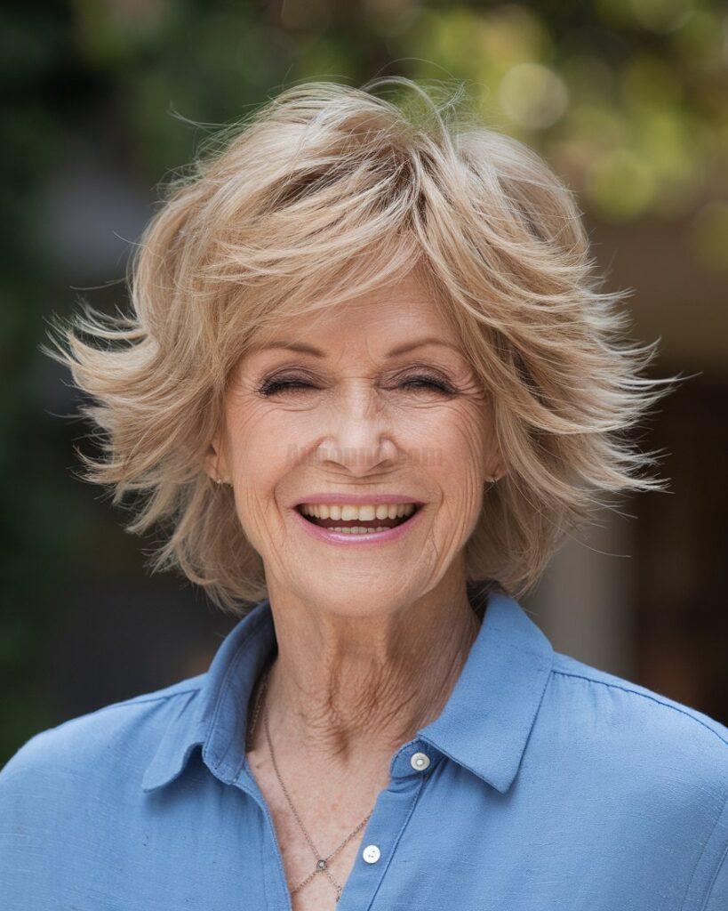 15 Short Hairstyles for Women Over 70 Years Old