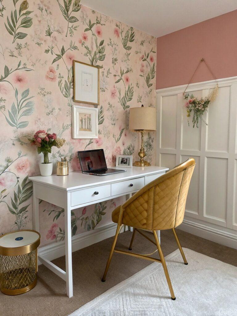 32 Feminine Home Office Classy Ideas