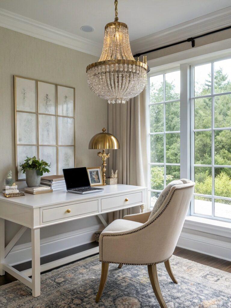 32 Feminine Home Office Classy Ideas