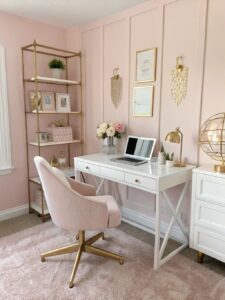 32 Feminine Home Office Classy Ideas