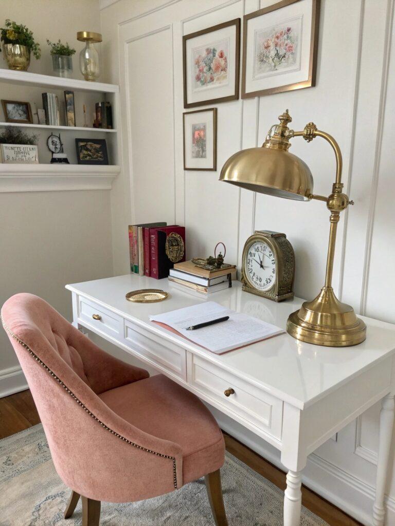 32 Feminine Home Office Classy Ideas