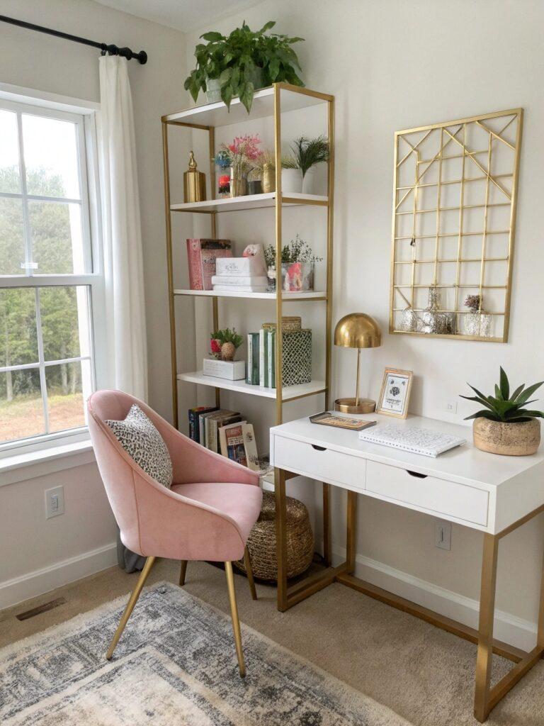 32 Feminine Home Office Classy Ideas