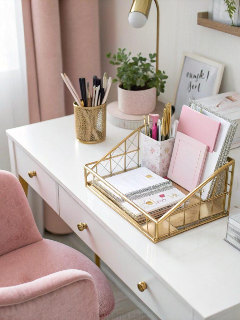 32 Feminine Home Office Classy Ideas