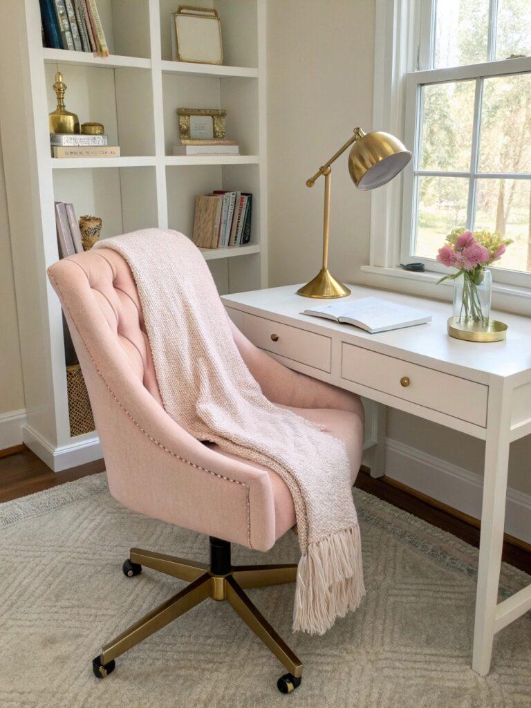 32 Feminine Home Office Classy Ideas