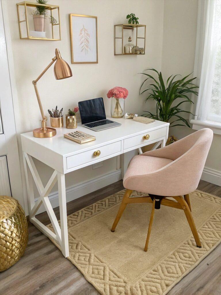 32 Feminine Home Office Classy Ideas