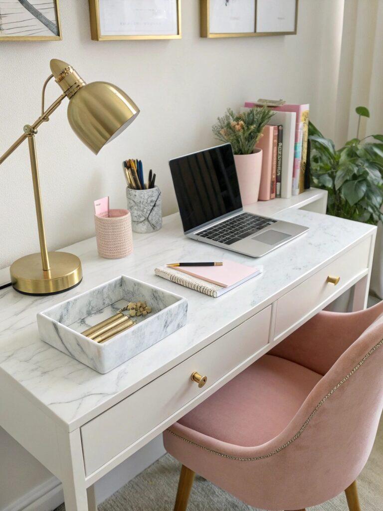 32 Feminine Home Office Classy Ideas