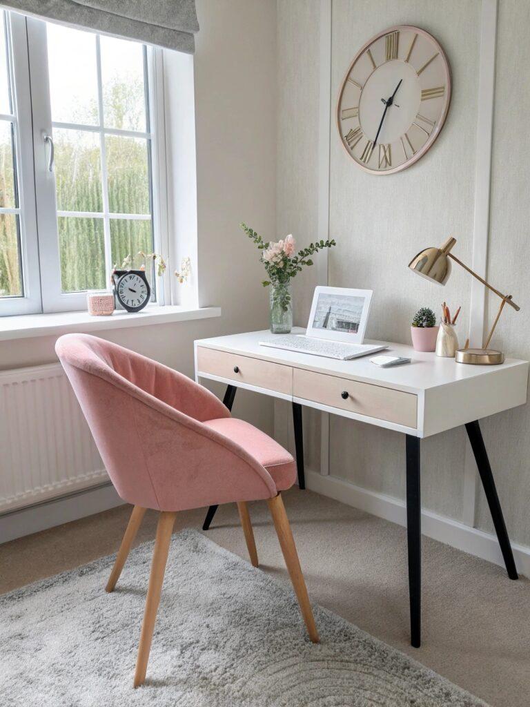 32 Feminine Home Office Classy Ideas