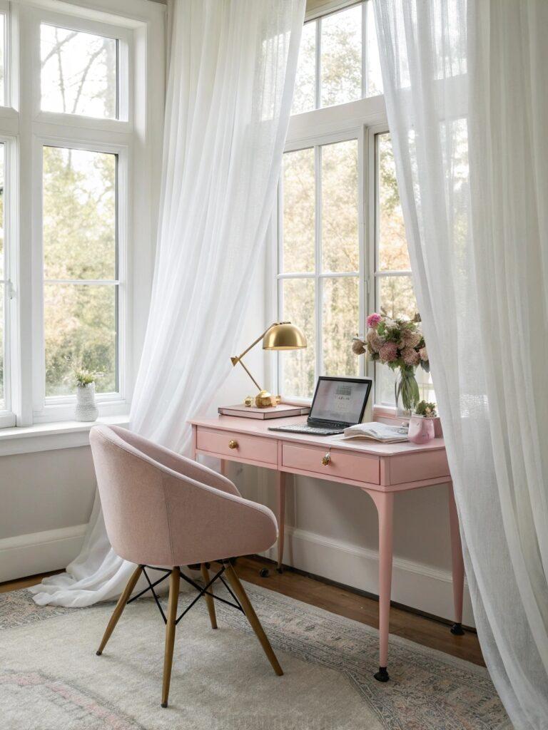 32 Feminine Home Office Classy Ideas