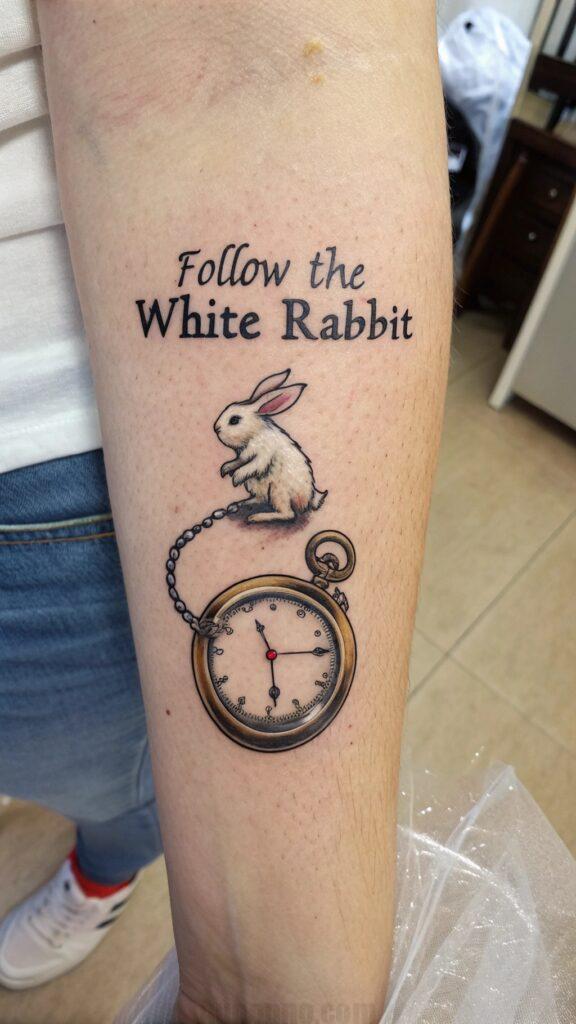 25 Alice in Wonderland Tattoo Ideas for Fans of Whimsical Ink