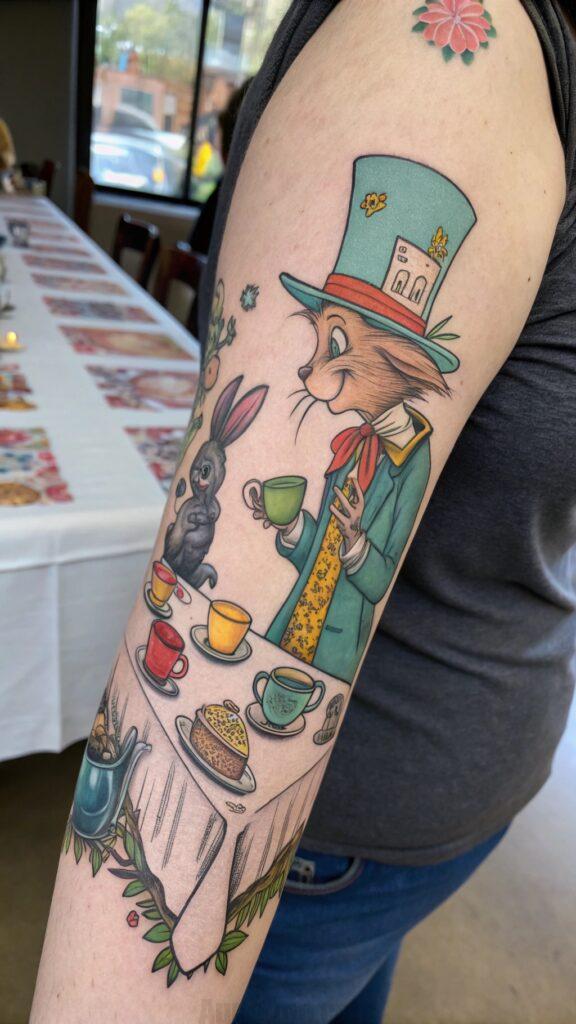 25 Alice in Wonderland Tattoo Ideas for Fans of Whimsical Ink